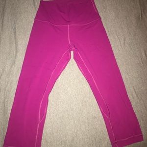Lululemon Align crop -Deep Fuschia